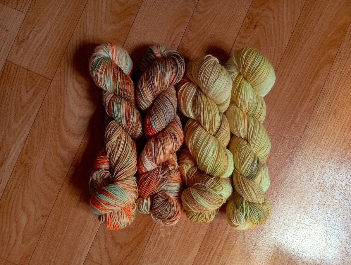 ✨ Quand les pigments révèlent leur magie… 🧶🎨