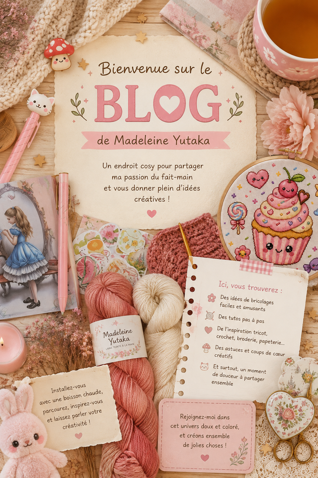 Bienvenue dans mon petit coin créatif 🌸