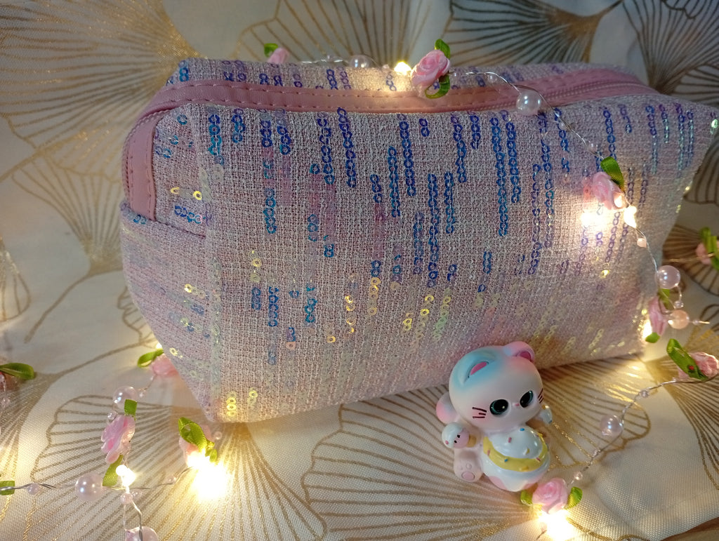 Trousse avec sequins