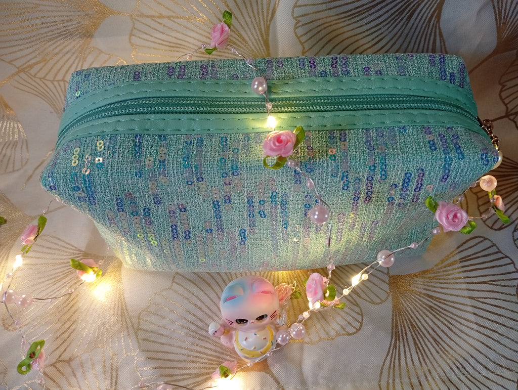 Trousse avec sequins