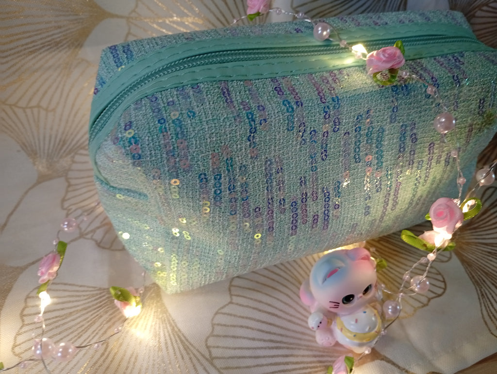 Trousse avec sequins
