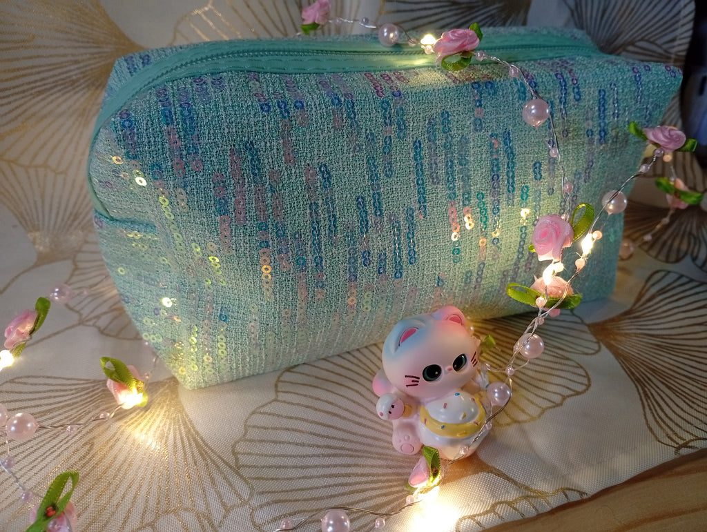Trousse avec sequins