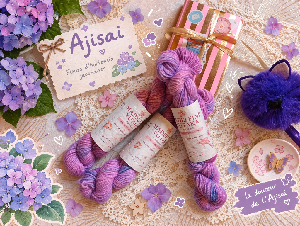 Ajisaï fleurs d'hortensia