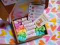 Coffret 6 écheveaux de 100gr  arc-en-ciel